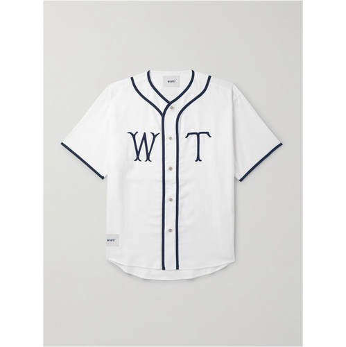 WTAPS 男士 FW25 衬衫 League 嵌花棉质法兰绒