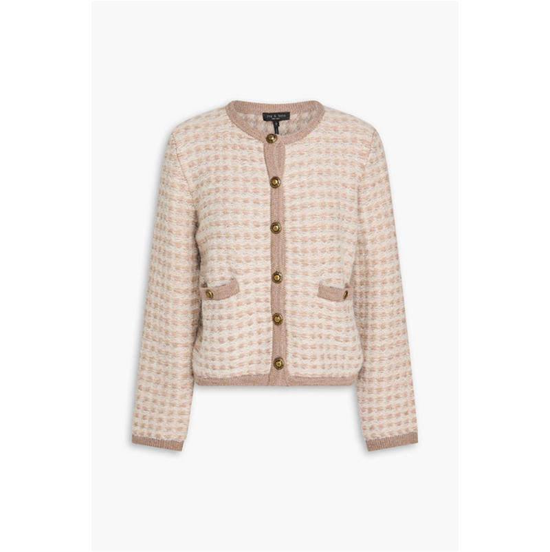 Rag  Bone 瑞格布恩 女士 开衫 Robyn 印花毛圈羊毛针织