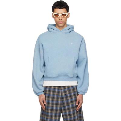 ERL 男士 卫衣 蓝色 Heathered 连帽衫
