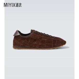 Jacquemus 男款网球鳄鱼纹绒面革运动鞋 迷衣时尚