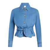 姜·巴度 长袖 女士 衬衫 打结 SS26 Patou