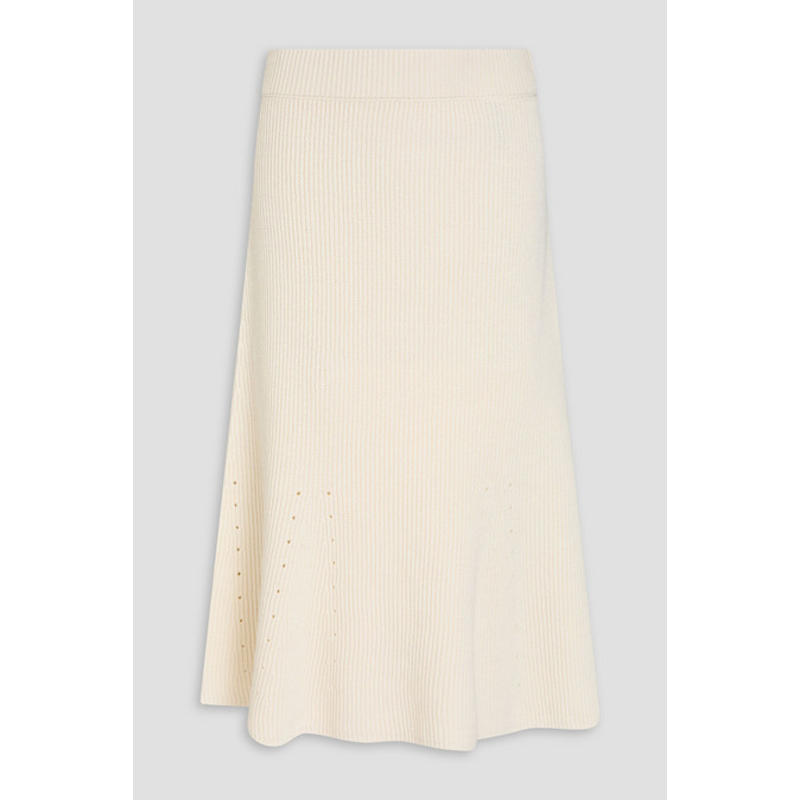 Joseph 女士 中长裙 罗纹亚麻混纺半身裙