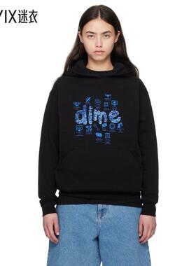 Dime MTL 女款黑色 AGI 连帽衫 迷衣时尚