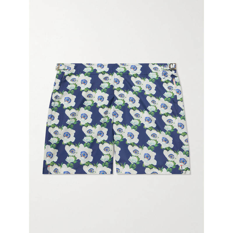 Orlebar Brown 男士 FW25 泳裤 Bulldog 直筒中长印花再生泳裤