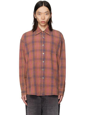 Our Legacy 男士 衬衫 粉色 Borrowed