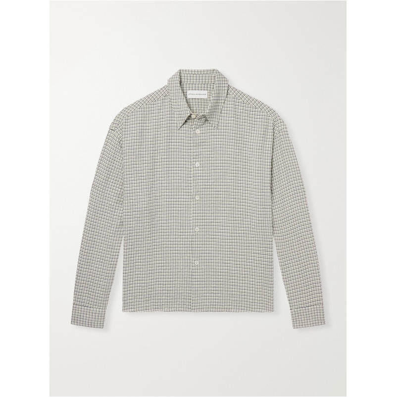 Studio Nicholson 男士 FW26 衬衫 灰白色 Nostra图片
