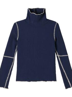 Molo 女童 T恤 Rennie 罗纹针织童装