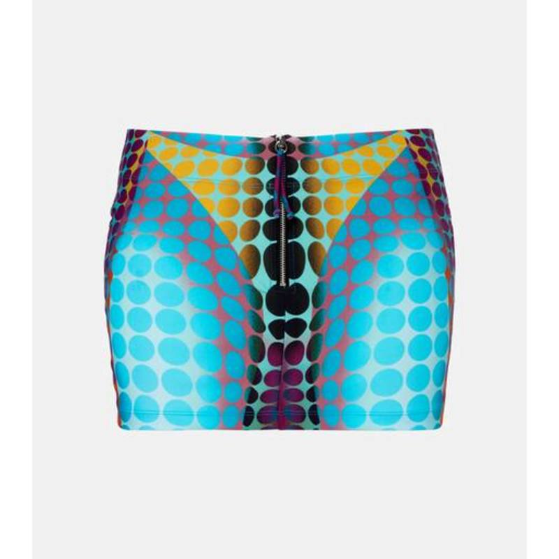 Jean Paul Gaultier 女士 迷你裙 Re-Edition 印花迷你半身裙