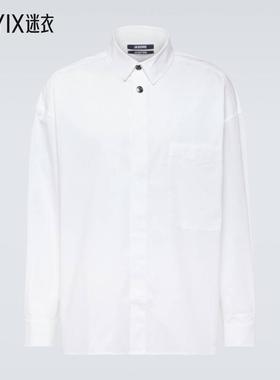 Jacquemus男士La Chemise Manches Longue 棉混纺衬衫 迷衣时尚