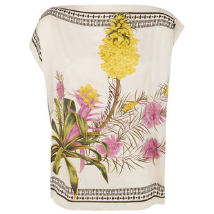 上衣 Blumarine SS26 女士 印花斜纹布 蓝色情人