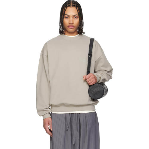 Y-3 男士 卫衣 灰褐色 Brushed Terry Crew 套头衫