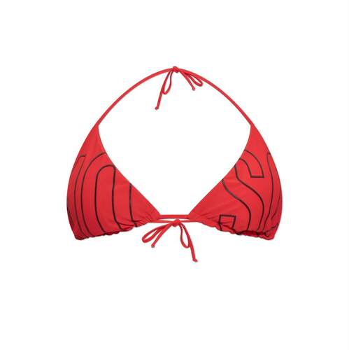 Moschino 莫斯奇诺 女士 FW25 标志印花比基尼上衣