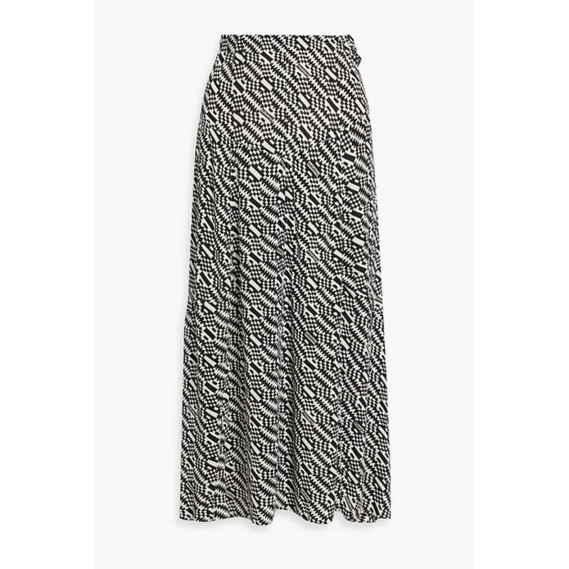 Isabel Marant Étoile 女士 超长裙 Alona 印花双绉长款半身裙