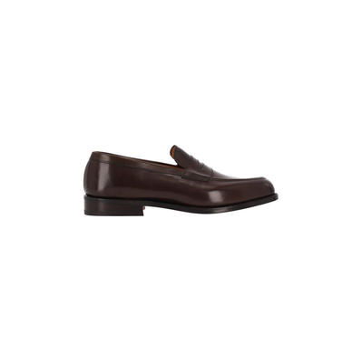 Tricker’s 男士 SS26 休闲皮鞋 Tricker's 棕色平底鞋