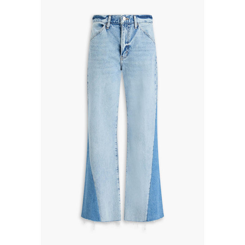 FRAME 女士 牛仔长裤 Le two-tone 宽松居家高腰阔腿牛仔裤