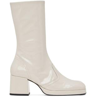 Miista 女士 靴子 灰白色 Cass 中筒靴