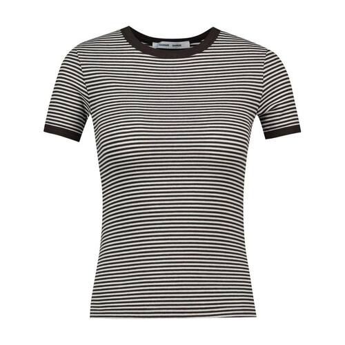 Samsøe Samsøe 女士 FW26 T恤 SALINAS 7542 棉质灰色