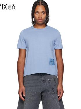 J.W. Anderson 男款蓝色 Mini Graphic T 恤 迷衣时尚