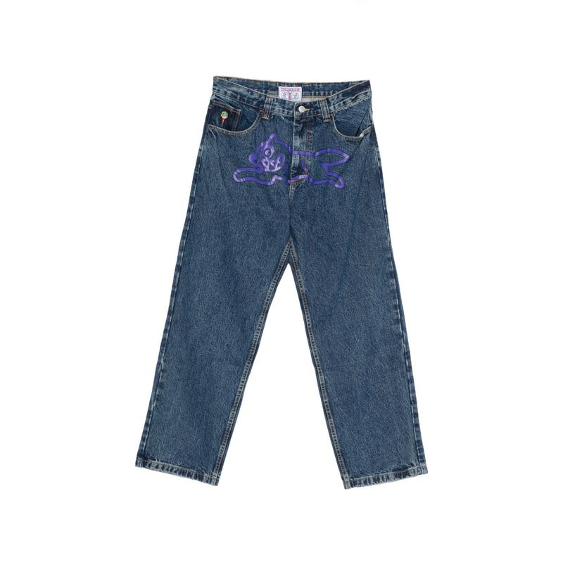 Billionaire Boys Club 男士 SS26 牛仔长裤 RUNNING 小狗牛仔裤图片