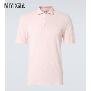 Fedeli 男款 棉质厚绒布Polo衫 迷衣时尚