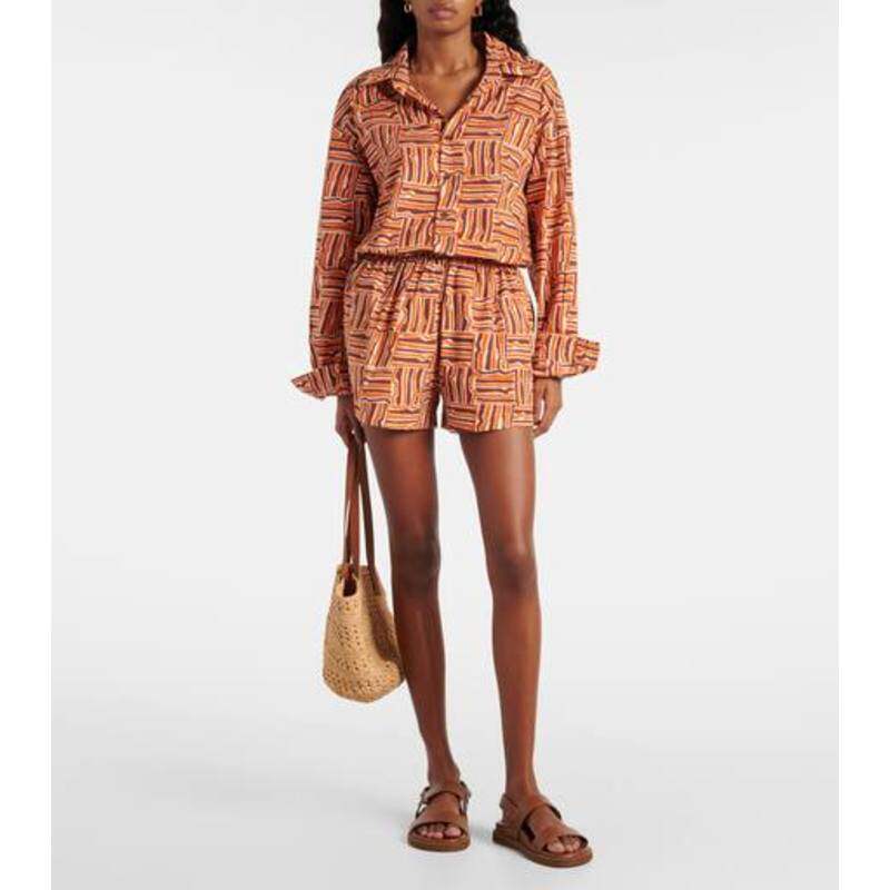 Faithfull the Brand 女士 衬衫 条纹棉府绸