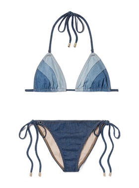 Zimmermann 女士 比基尼 Tallow 牛仔比基尼