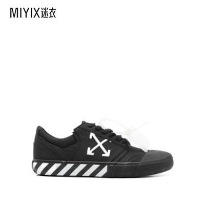 [秋冬新品]Off-White 男款灰白色 Vulc Undercut 低筒運動鞋 迷衣