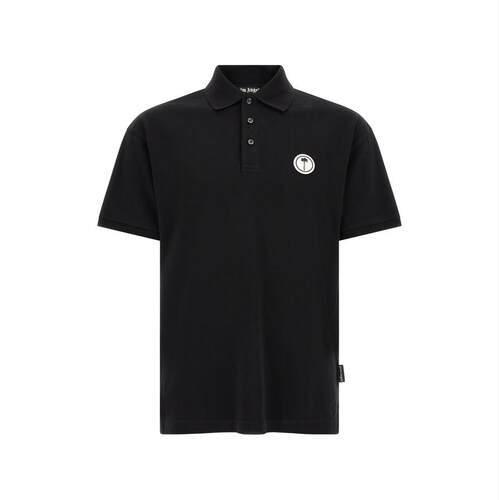 Palm Angels 棕榈天使 男士 FW26 衬衫 徽标拼缀Polo衫