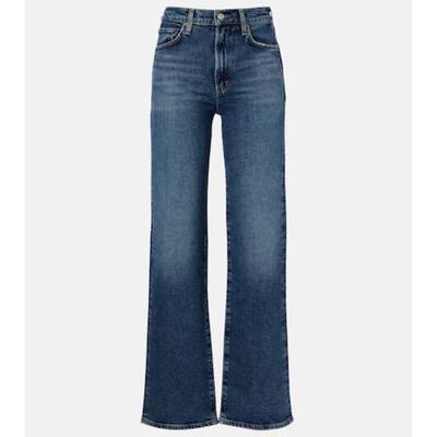 AGOLDE 女士 牛仔长裤 Harper 中腰直筒牛仔裤