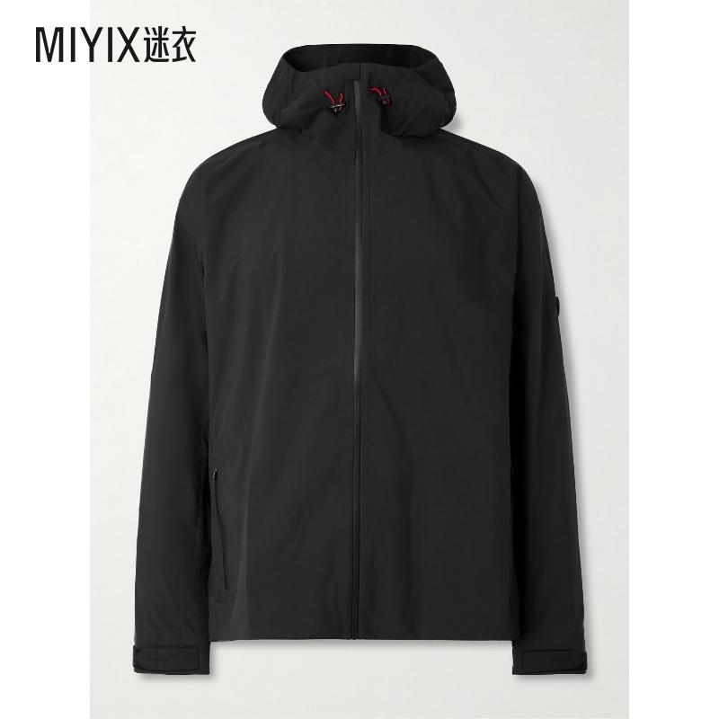 District Vision 男款Logo-Appliquéd Shell 连帽夹克 迷衣时尚