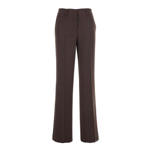 Plain. 女士 FW25 长裤 纯色系带直筒裤