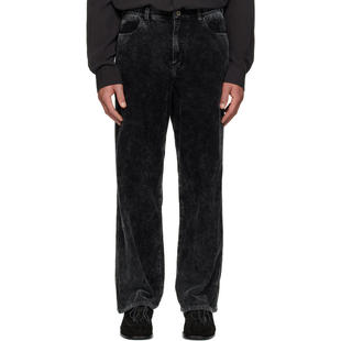 Solid Homme 男士 牛仔长裤 黑色 Washed Corduroy 长裤