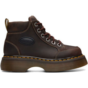 Dr. Martens 马丁博士 女士 短靴 棕色 Buzz 6 Eye 踝靴