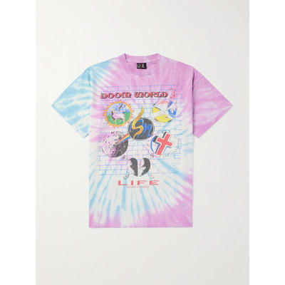 SAINT MXXXXXX 男士 衬衫 + LASTMAN 扎染印花棉针织T恤