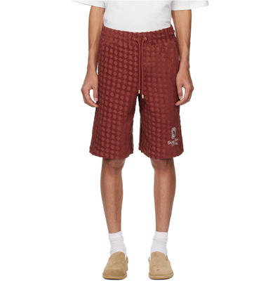 Amiri 埃米尔 男士 短裤 红色 MA Chateau Oversized