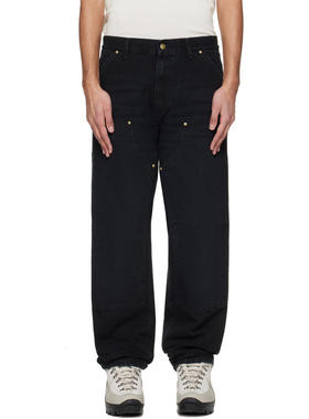 Carhartt WIP 卡哈特 男士 长裤 黑色 Double Knee