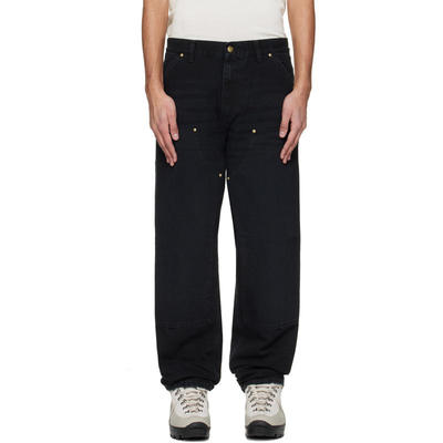 Carhartt WIP 卡哈特 男士 长裤 黑色 Double Knee