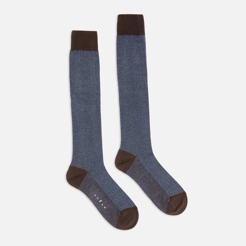 Hogan 男士 FW25 袜子 提花袜子