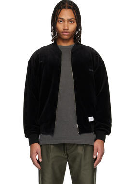 WTAPS 男士 卫衣 黑色 Athletic 运动夹克