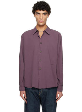 Our Legacy 男士 衬衫 紫色 Beyond 衬衫