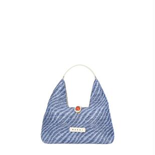 Marni 玛尼 女士 SS26 托特包 Marni Trapeze Wavy 迷你手提包