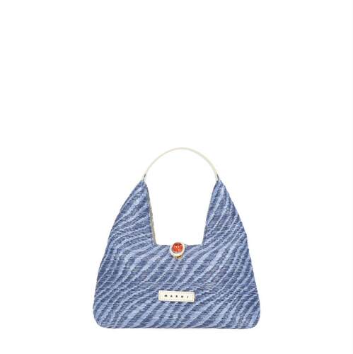 Marni 玛尼 女士 SS26 托特包 Marni Trapeze Wavy 迷你手提包