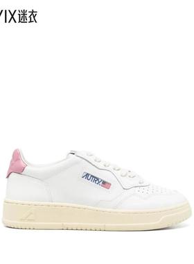 Autry 女款MEDALIST AND POLIGNAC 低帮皮质运动鞋(白色)