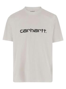 Carhartt WIP 男士 SS26 T恤 PRE and Polos T恤白色T恤