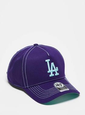 47 Brand 中性（成人） 棒球帽 LA Dodgers mvp 紫色帽子