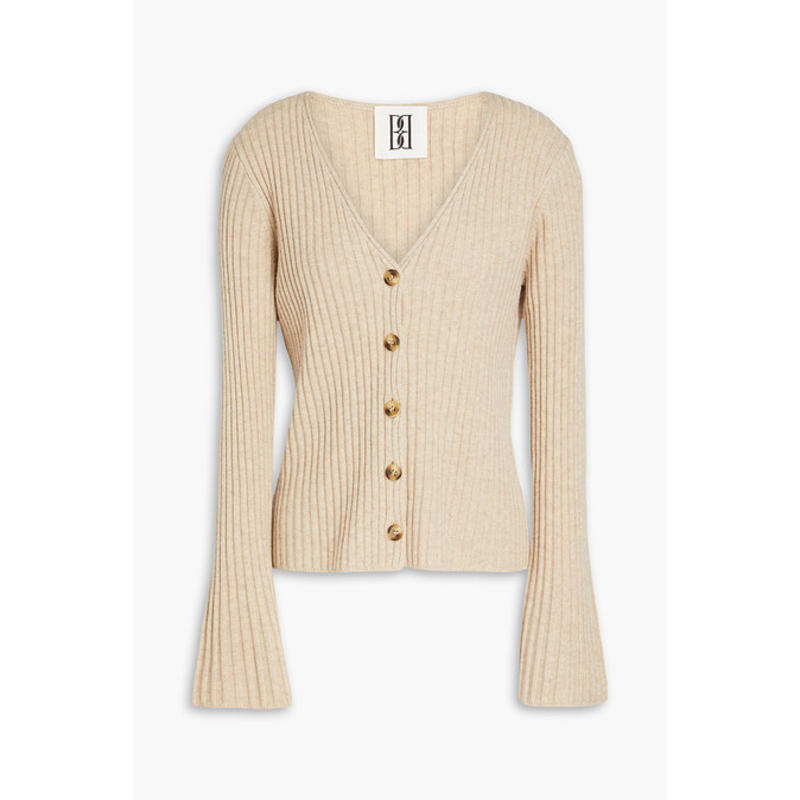 By Malene Birger 女士 开衫 Cirane 罗纹羊毛针织开衫