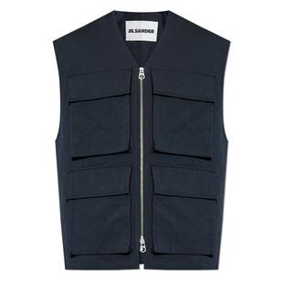 Sander 马甲 吉尔·桑达 SS25 立体口袋 男士 Jil