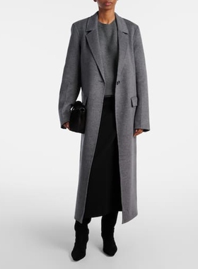 Staud 女款Wally 绒面革及膝靴子 迷衣时尚