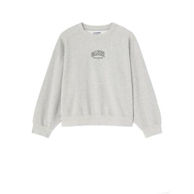 Ganni 甘尼 女士 FW26 卫衣 FELPA CON 徽标