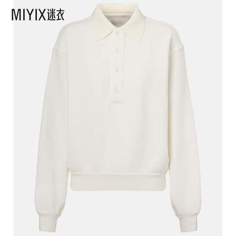 Citizens of Humanity 女款Remi polo 棉混纺抓绒运动衫 迷衣时尚